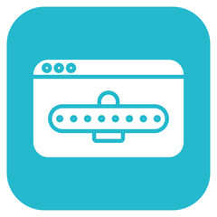Fototapeta premium Password icon vector image. Can be used for Web Hosting.