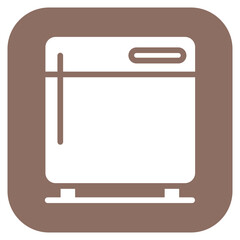 Freezer icon vector image. Can be used for Mall.