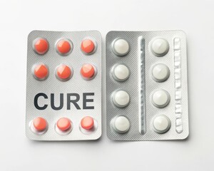 Symmetrical Blister Pack with Cure Label