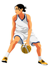 女子バスケットボール選手