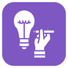 Creative Idea icon vector image. Can be used for Project Management.