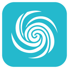 Vortex icon vector image. Can be used for Science Fiction.