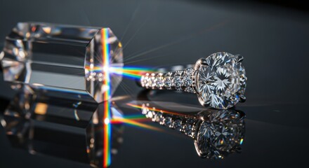 diamond ring with diamonds