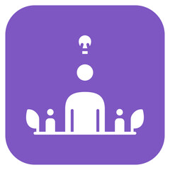 Self Motivation icon vector image. Can be used for Personality Traits.