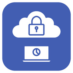 Network Encryption icon vector image. Can be used for Networking.