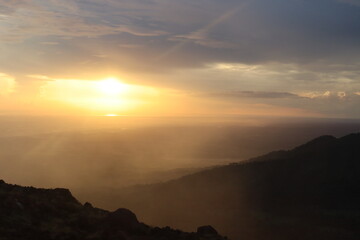 Volcano Sunset