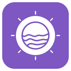 Porthole icon vector image. Can be used for Ocean.