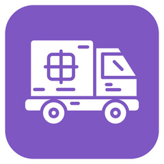Delivery Truck icon vector image. Can be used for Warehouse.