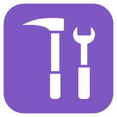 Tools icon vector image. Can be used for Instrument.