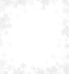 Festive Holiday Vector Card Design with Snow and Stars.
