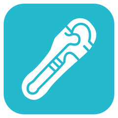 Seam Ripper icon vector image. Can be used for Art and Craft Supplies.