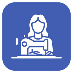 Tailoring Women icon vector image. Can be used for Art and Craft Supplies.