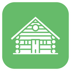 Wood Cabin icon vector image. Can be used for Oktoberfest.