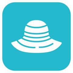 Pamela Hat icon vector image. Can be used for Luxury.