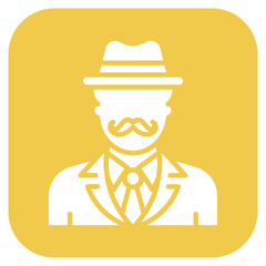 Gambler icon vector image. Can be used for Casino.