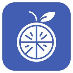 Lemon icon vector image. Can be used for Casino.