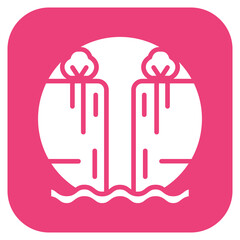 Downfall icon vector image. Can be used for Trading.