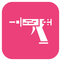 Caulking Gun icon vector image. Can be used for Construction Tools.