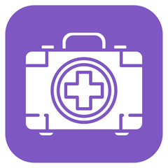 First Aid Kit Line Color Icon