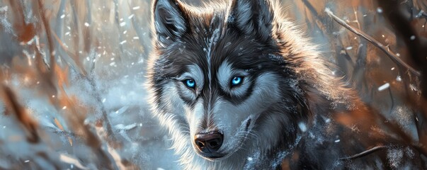 Observe arctic beauty.