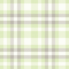 Christmas ornament check fabric plaid, discount seamless pattern textile. Xmas tartan background vector texture in light and snow colors.