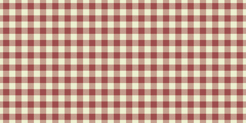 Turkish textile pattern vector, sheet background seamless texture. Teen tartan check fabric plaid in light and red colors.