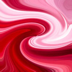 Swirling Red and Pink Abstract Background.
