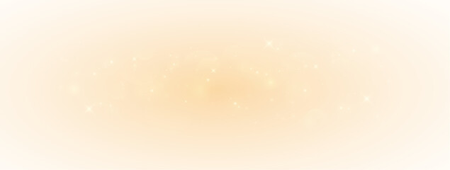 Abstract festive background with gold glitter, Christmas particles, glowing light flare, confetti, sparkle stars, magic dust, luxury texture, shiny glow, celebration illustration  © Inna(Taras)