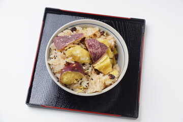 薩摩芋おこわご飯