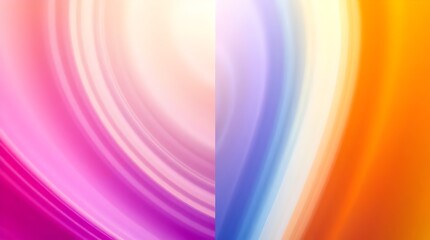 Vibrant Abstract Digital Artwork with Blurred Vertical Color Stripes and Glowing Bokeh Light Effects, Energetic Modern Background Featuring Warm Orange, Pink, and Deep Purple Futuristic Gradient.