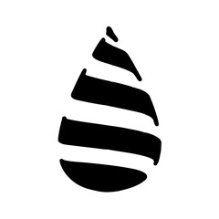 Vector illustration of a Christmas tree with gold star and ribbon for holiday design