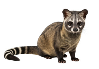 Fototapeta premium Civet with transparent PNG background
