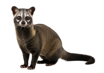Civet with transparent PNG background