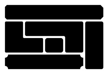 abstract bento illustration design