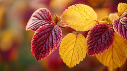 red and yellow leaves