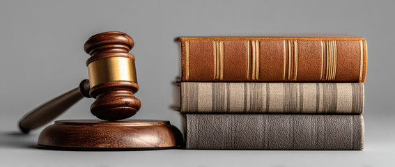 Gavel and Books of Justice - Powerful Imagery