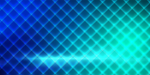 Futuristic neon texture with vibrant shades of blue green gradients and bright smooth fluted vertical lines. Bold dynamic design blending smooth tones and radiant colors for modern visual art project