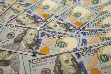 Hundred Dollar Bills Background – US Currency Money Texture