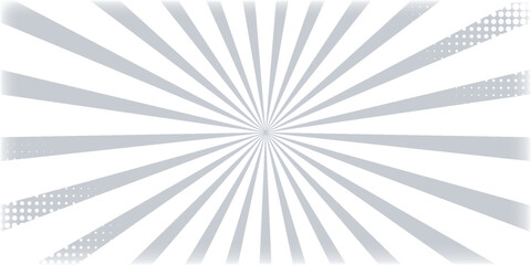 Ray sun light. Sunburst background. Radial circle line. Pattern starburst. Comic beam lines. Sun effect rays. Abstract firework. Concentration stripe. Cartoons lightning style. Vector illustration