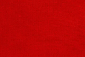 Dark red cotton fabric cloth texture background, seamless pattern of natural textile.