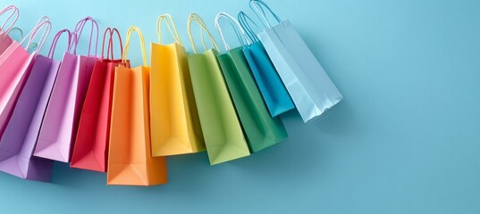Shopping bag background. Retail grocery purchase. Generative AI technology.
