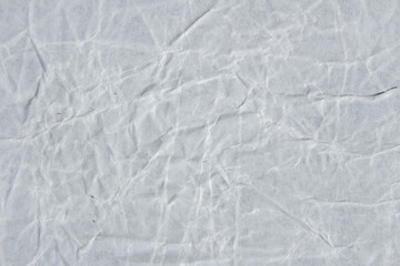 White creased crumpled glued paper poster mockup texture background