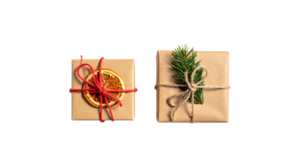 Handmade Gift Box Bundle — isolated on transparent background