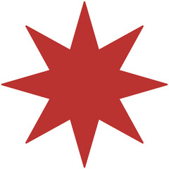illustration of a red star icon 