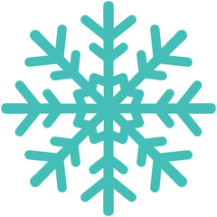 illustration of blue snowflakes 