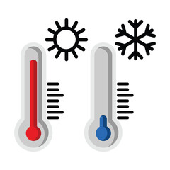 temperature thermometer icon,