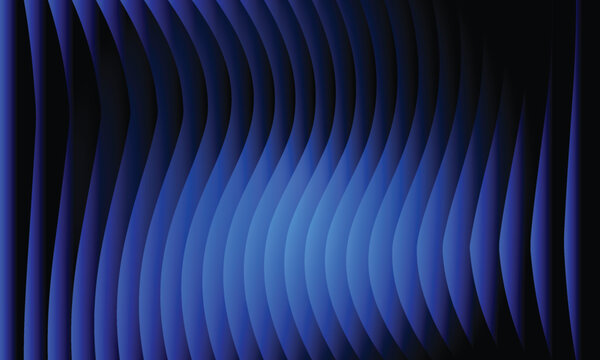 White-light blue and blue glass gradient on a black background