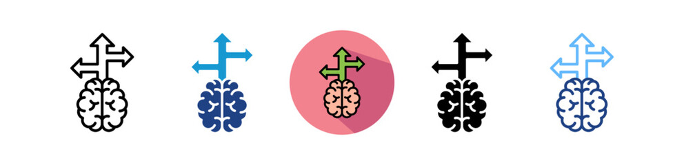 Mental Flexibility multiple icon