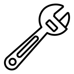 Wrench Line Color Icon