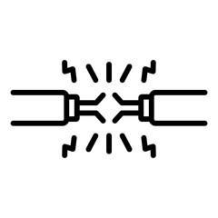 Connecting Wires Line Color Icon